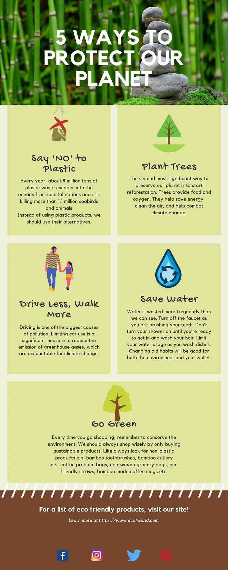 5 ways to save our Planet