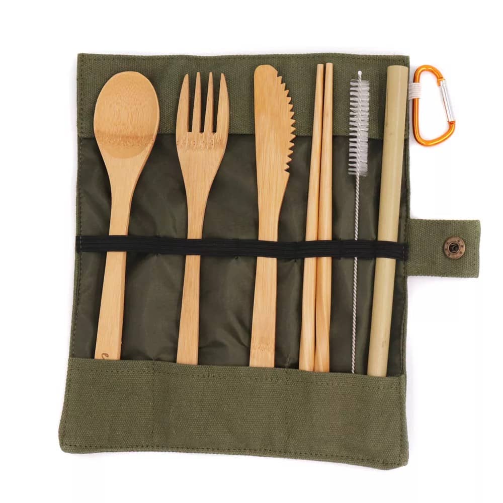 Travel Cutlery Set Zero Waste Utensils W/box and Bag Eco Friendly