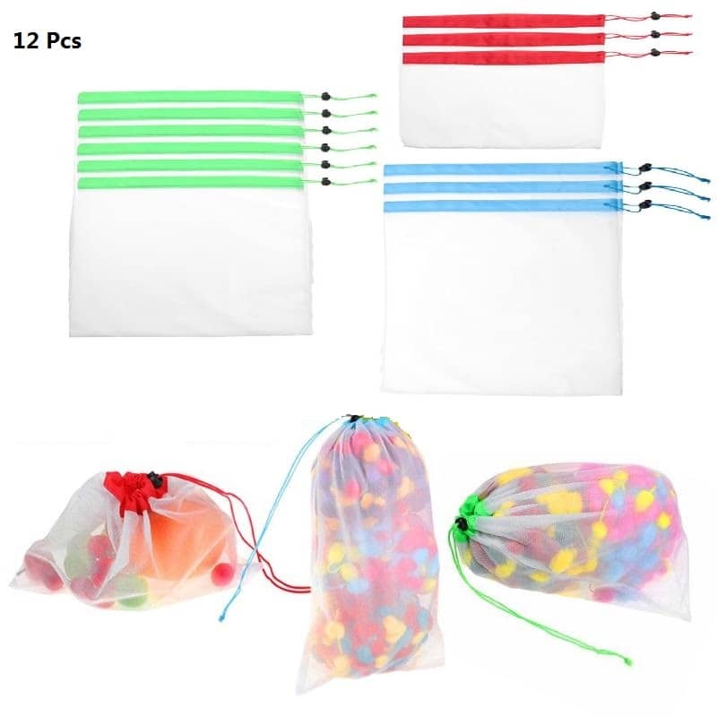 ecofworld 4 (2M/2L) Silicone FOOD STORAGE BAGS Eco-Friendly Reusable, Plastic Free, Sustainable