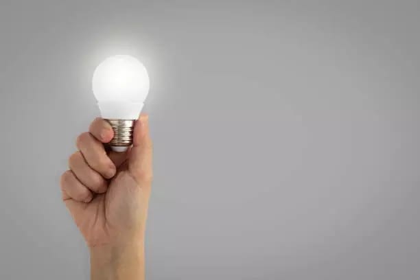 LED energy efficient Bulb eco friendly idea